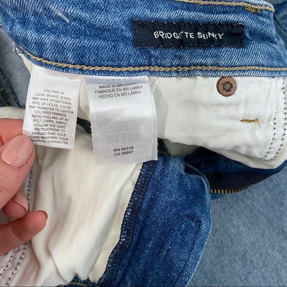 Lucky Brand High Waisted Bridgette Skinny Jeans 31 - Picture 10 of 11